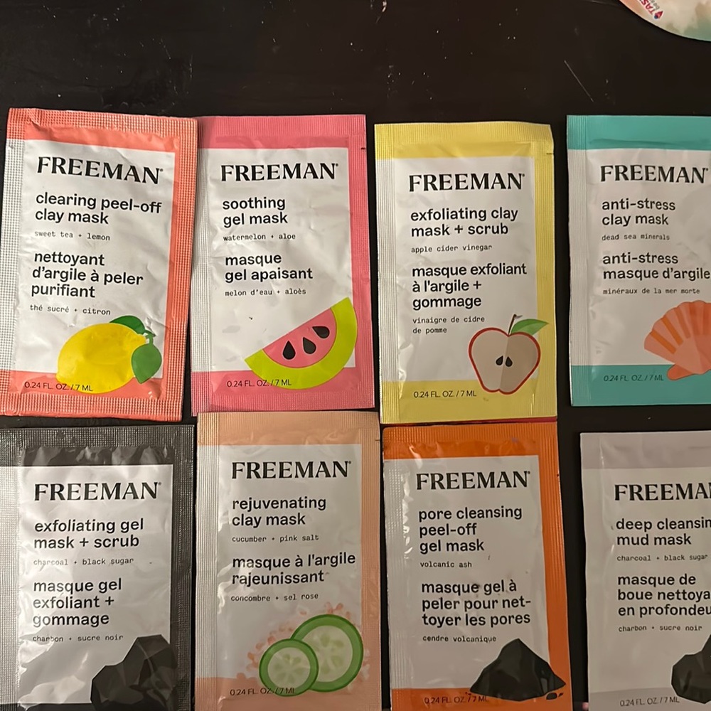 I’m selling soothing face masks.
